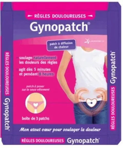 Gynopatch Règles douloureuses 3 patchs chauffants