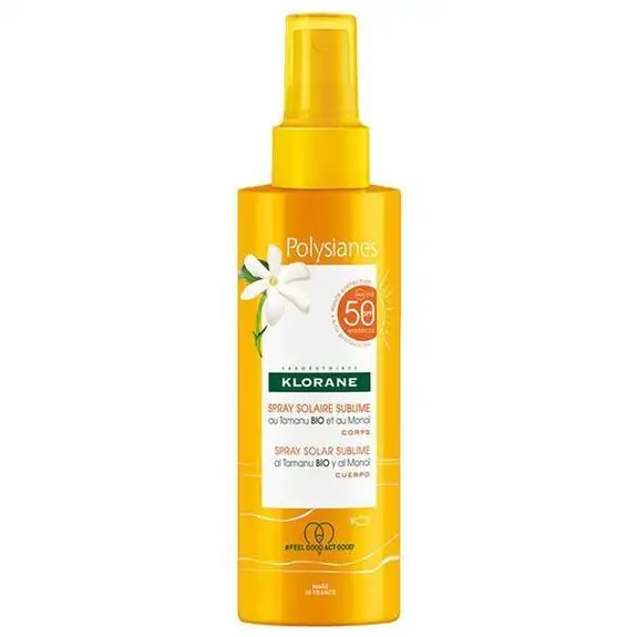 Klorane Polysianes Spray Solaire Sublime au Monoï SPF50 200 ml
