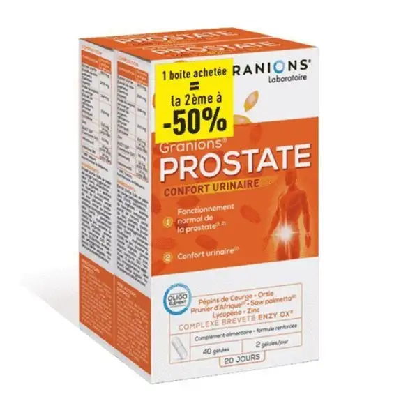 Granions Prostate LOT 2 X 40 gélules
