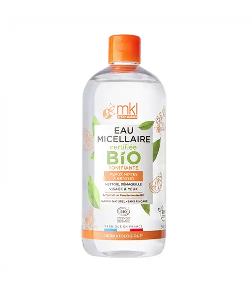 MKL Eau micellaire Vitaminée tonifiante certifiée BIO - 500 ml