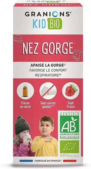 Granions kid bio nez gorge sirop 125ml