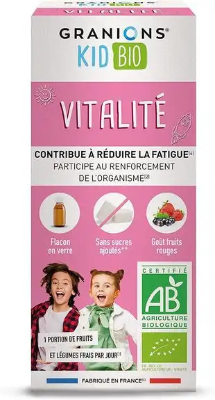 Granions kid bio vitalité sirop 125ml