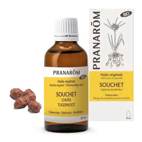 Pranarom huile végétale souchet bio 50ml
