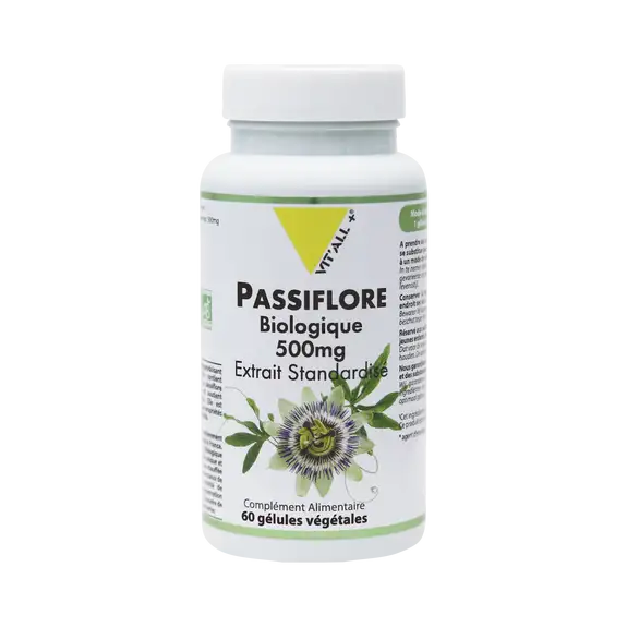 Vitall+ Passiflore bio 60 gélules végétales