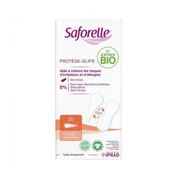 Saforelle Protège-Slips Classique, 30 Protège-Slips
