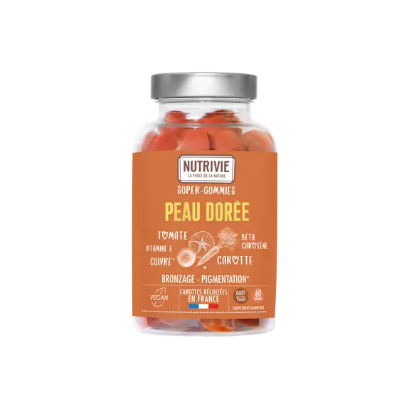 Nutrivie Peau Dorée 60 gummies