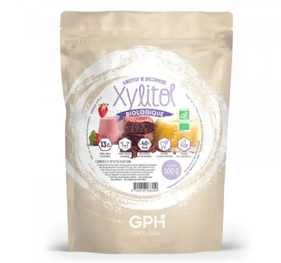 GPH Xylitol biologique en poudre 500g