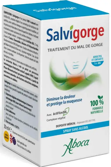 Aboca Salvigorge Spray sans alcool 30ml