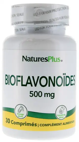 Anti gaspi 01/26 Nature's plus Bioflavonoïdes 500 mg 30 Comprimés