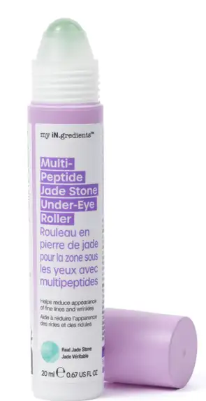 In.gredients Rouleau pour les yeux multi-peptides Pierre de jade