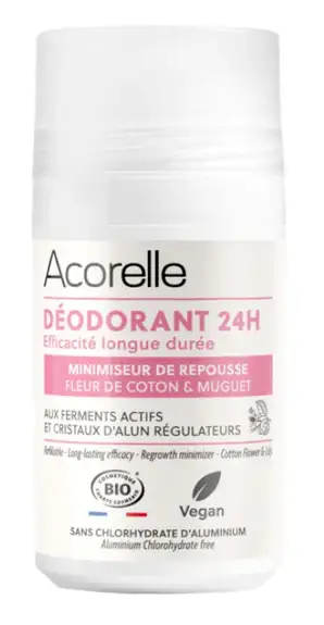 ACORELLE Déodorant Roll-On 24h Minimiseur de repousse 50ml