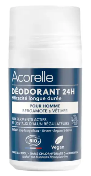 ACORELLE Déodorant Roll-On 24h pour Homme 50ml