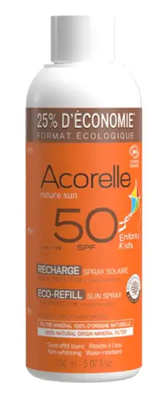 Anti gaspi 01/26 ACORELLE Éco-Recharge Spray Solaire Enfants SPF50 150ml