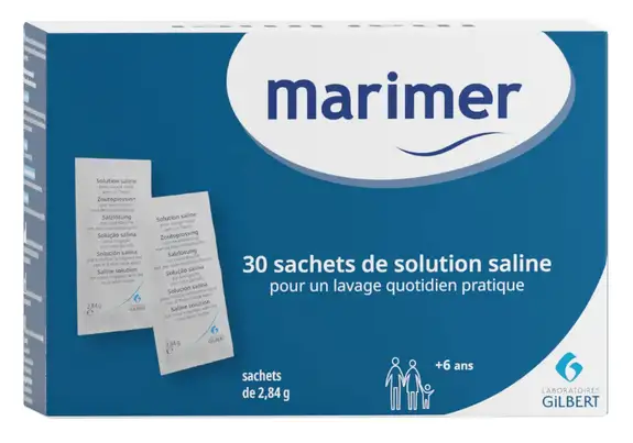 Gilbert Marimer Solution Saline Lavage nasale 30 sachets