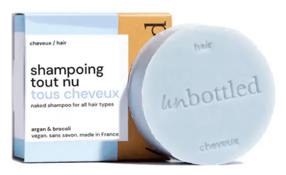 Unbottled Shampoing Solide Tout Nu 75g -Cheveux Gras & Pellicules