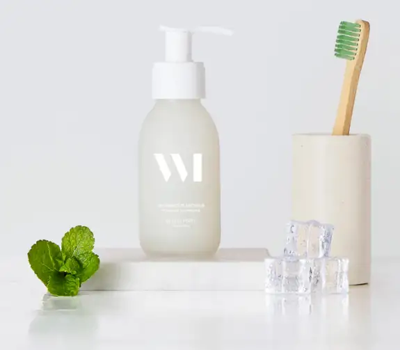 WhatMatters Dentifrice Blancheur Menthe Forte- Flacon rechargeable 90ml