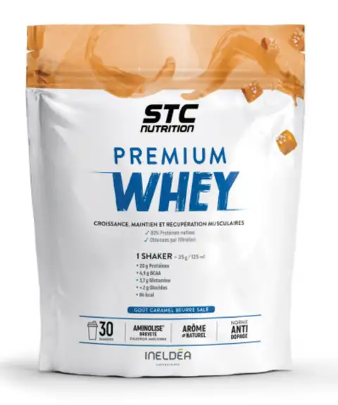 STC Nutrition Premium Whey Premium Caramel beurre salé 750g