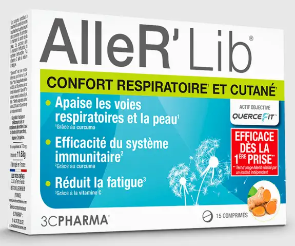 3C Pharma AlleR’Lib 15 Comprimés