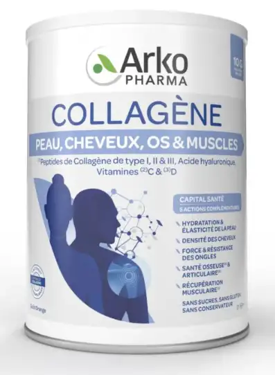 Arkopharma Collagène Peau, cheveux, os et muscles 260g