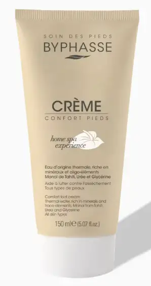 Byphasse Crème de soin confort pieds Home Spa Experience 150ml