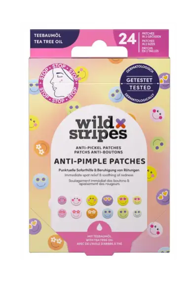 Wildstripes anti pimple Patchs anti-boutons - Tea tree oil