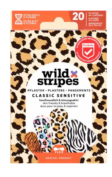 Pansements Wildstripes classic sensitive animaux sauvages