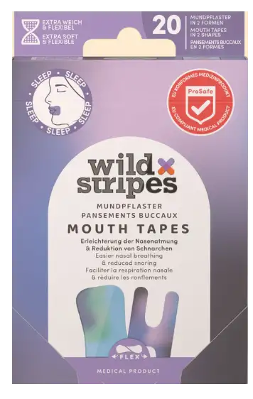 Wildstripes mouth tapes patch bouche