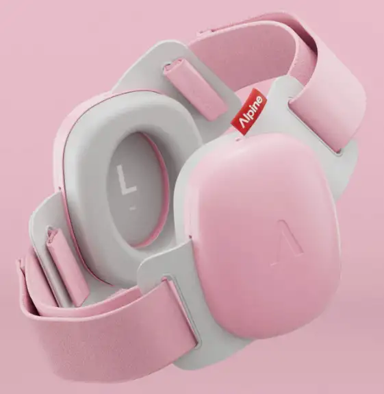 Alpine Muffy-Baby Casque anti-bruit rose