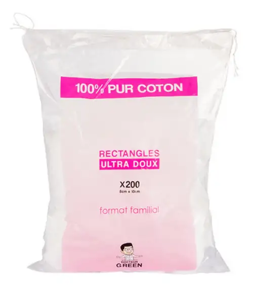 Dr Green – Cotopads Rectangle coton ultra doux x200