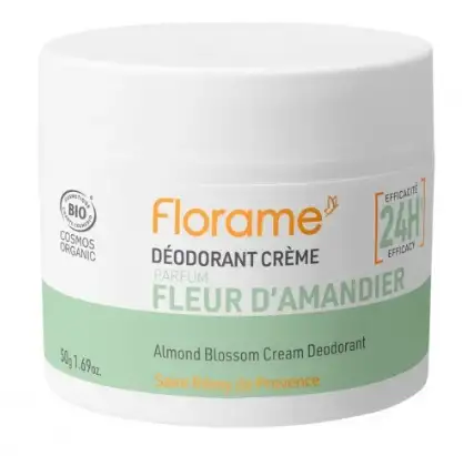 Florame Déodorant Crème Fleur d'Amandier 50g