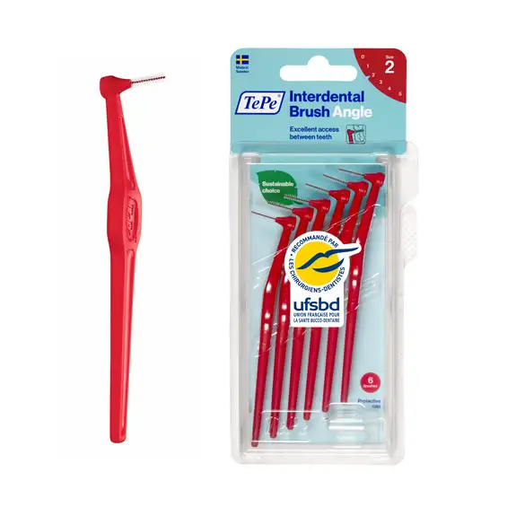 Brossette Interdentaire TePe Angle Rouge
