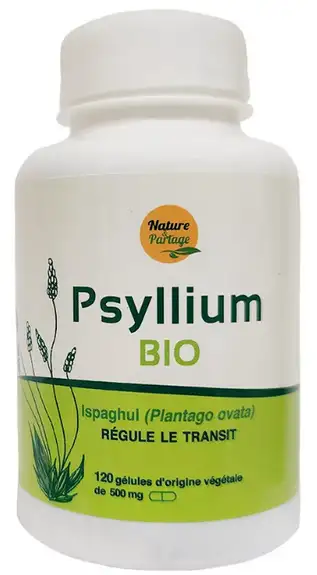 NATURE ET PARTAGE Psyllium Bio 120 gélules