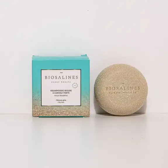 Shampoing Biosalines solide à l'Argile Verte