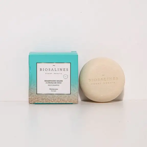 Biosalines Shampooing Solide à l'huile de Noix de Coco