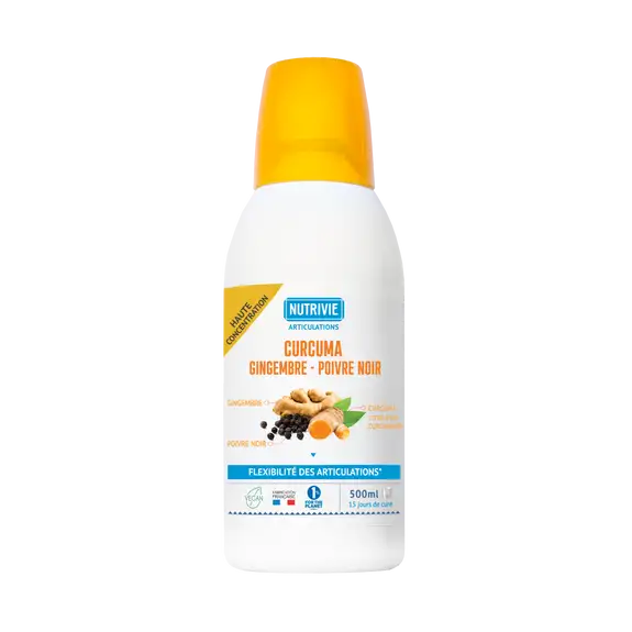 Nutrivie Curcuma, Gingembre, Poivre Noir 500ml