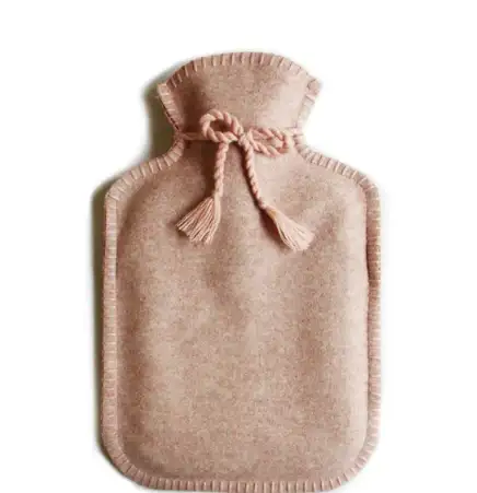 CALINDOO Bouillotte housse flanel rose