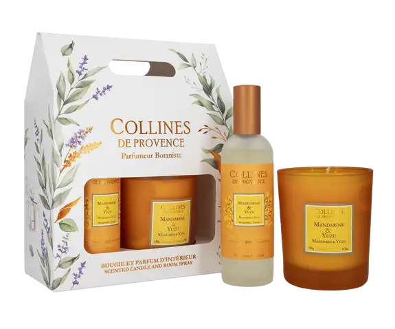 Coffret Parfum d'Intérieur Duo Senteur : Mandarine & Yuzu