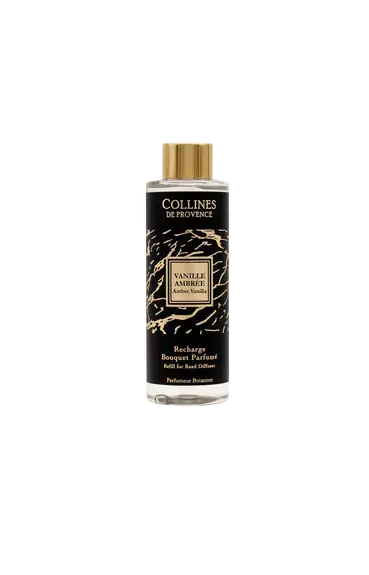 Collines de Provence parfum d'intérieur recharge vanille ambrée 200ml