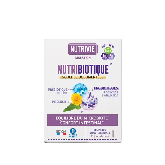 Nutrivie Digestion Nutribiotique 30 gélules