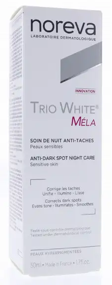 Noreva Trio White Mela Crème Soin nuit Anti-tâches 50ml