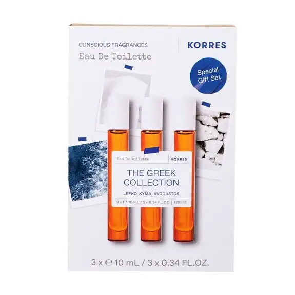 Korres Coffret The Greek Collection Eau de Toilette Lot de 3 X 10 ml