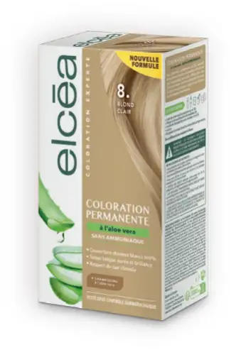 Elcéa Coloration Experte Permanente Blond clair 8