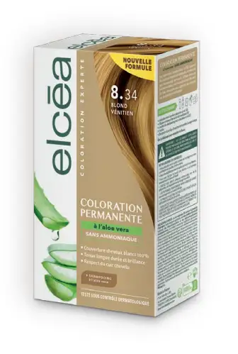 Elcéa Coloration experte permanente Blond vénitien 8.34