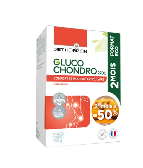 Diet Horizon Gluco Chondro 2700 Format Eco 2mois 2x60 capsules