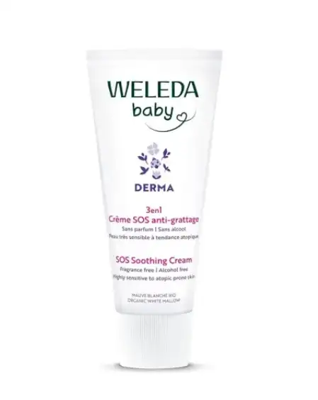 Weleda Baby Derma Crème Pour le Change 3en1 Sans Parfum 50 ml