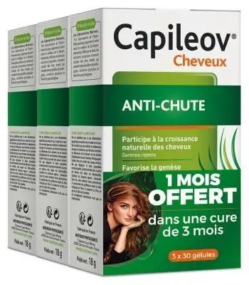 Nutreov Capileov anti-chute 3X30 gélules