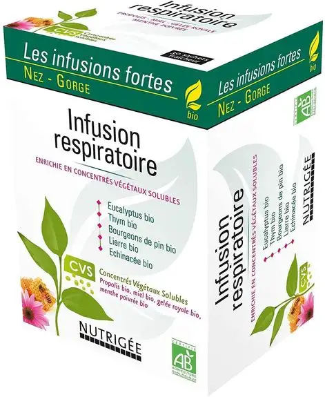 Nutrigée Infusion respiratoire Bio 30 sachets