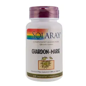 Solaray Chardon marie  60 capsules végétales