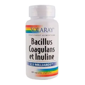 Solaray Bacillus Coagulans et Inuline - 60 caps végétales