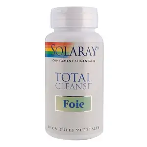 Solaray Total Cleanse foie - 60 capsules végétales